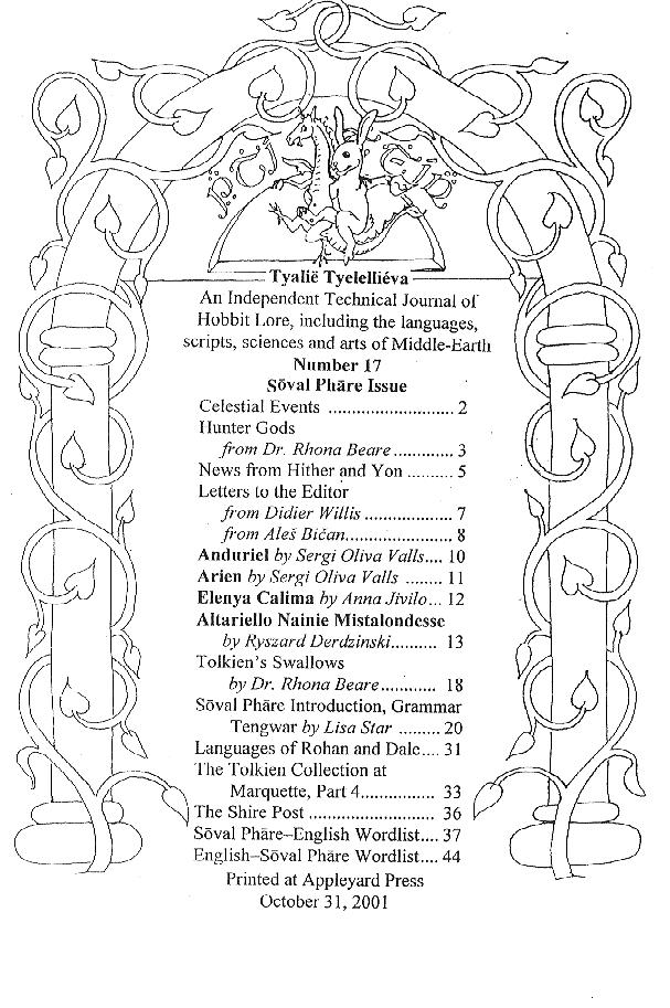 Quenya Tengwar